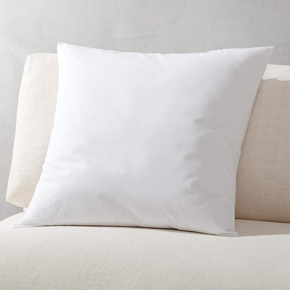CB2 down alternative 20"x20" pillow inserts